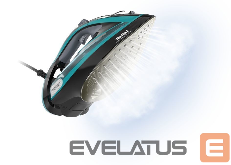 Triikrauad TEFAL | Ultimate Pure FV9844E0 | Steam Iron | 3200 W | Water tank capacity 350 ml | Continuous steam 60 g/min | Steam boost performance 250 g/min | Blue/Black