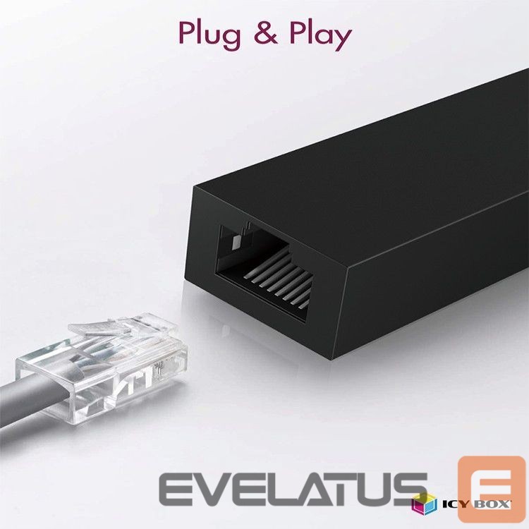 Ruuterid Raidsonic USB 3.0 (A-Type) to Gigabit Ethernet Adapter IB-AC501a