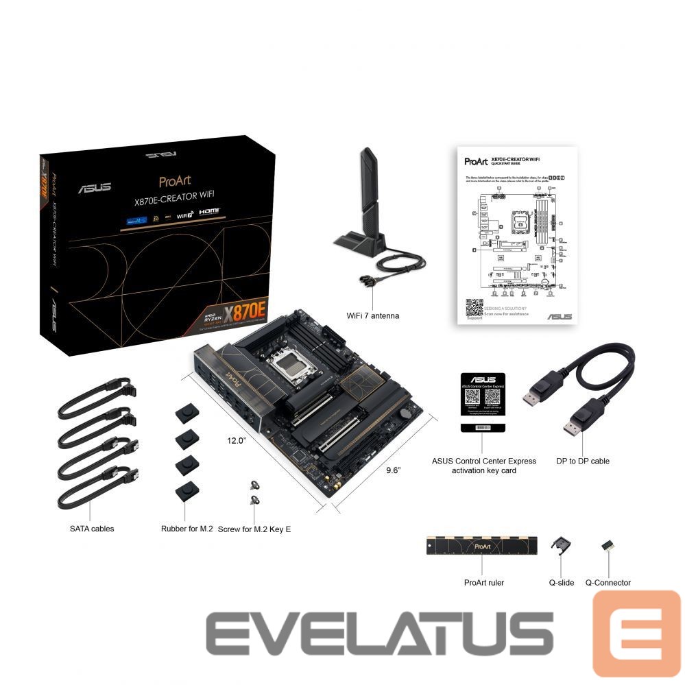 AMD protsessori emaplaat Asus MB AMD X870 SAM5 ATX/PROART X870E-CREATOR WIFI
