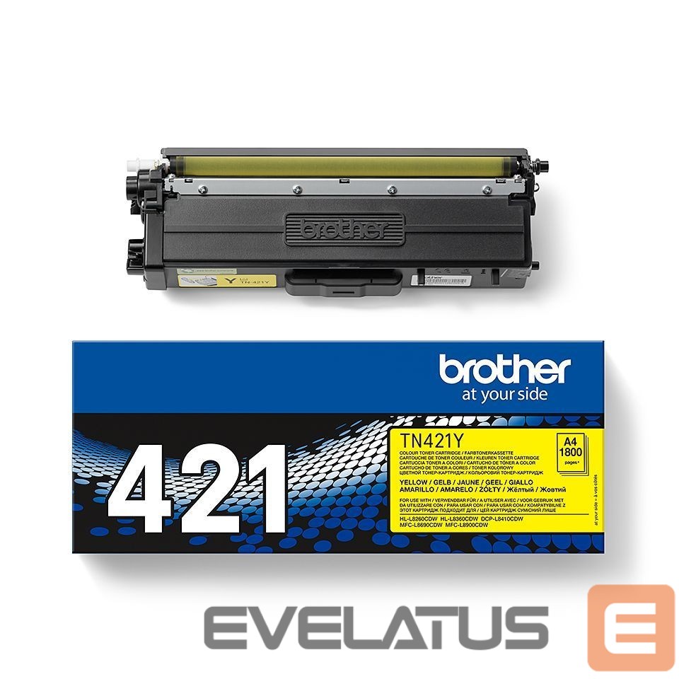 Tarvikud ja tarvikud Brother TN421Y Toner cartridge, Yellow