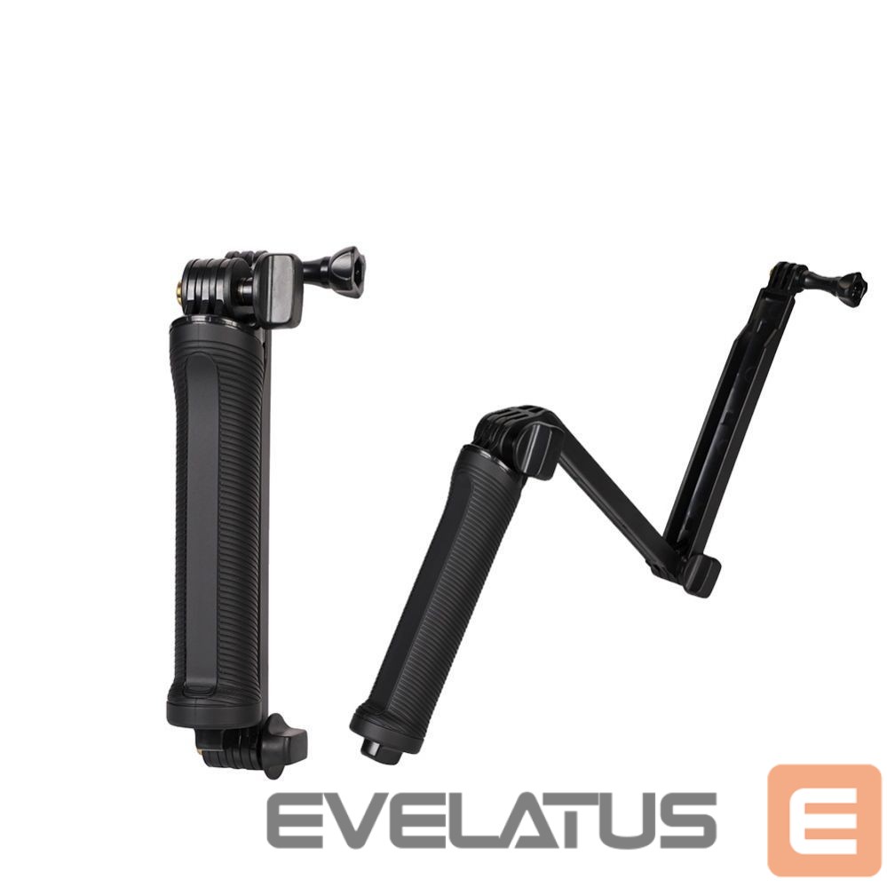 Kaameratarvik Hurtel 3 in 1 Monopod Tripod with Selfie Stick for GoPro - Black