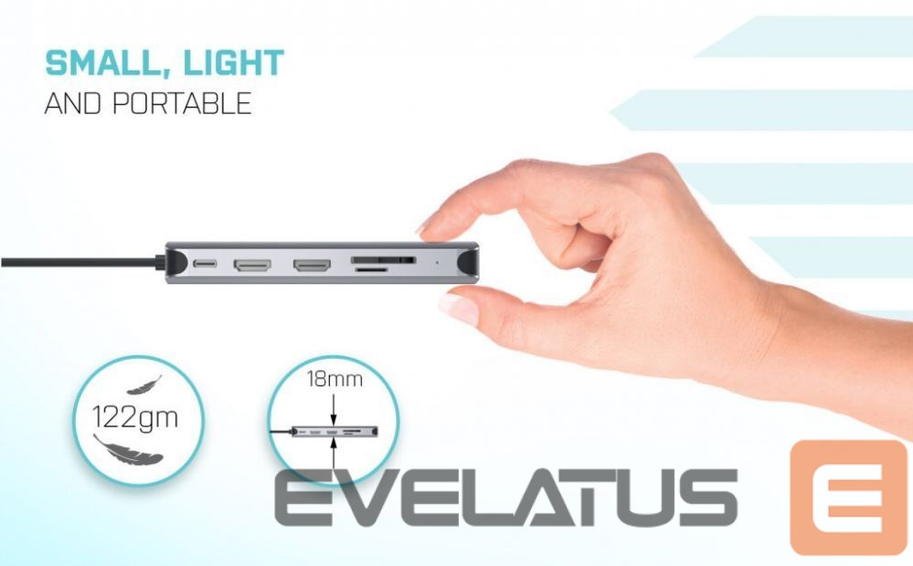 Arvutitarvikud I-TEC I-TEC USB-C Metal Nano Dock 3xDisplay+PD
