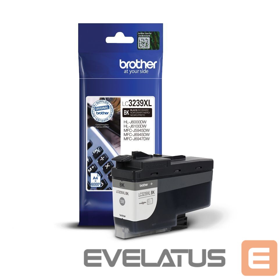Tarvikud ja tarvikud Brother High-yield Ink Cartridge | LC3239XLBK | Ink | Black