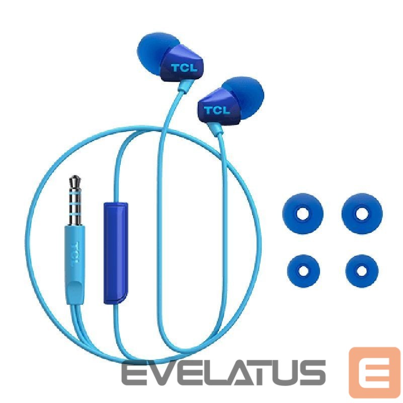 Kõrvaklapid TCL SOCL100BL In-ear Wired Headset Blue