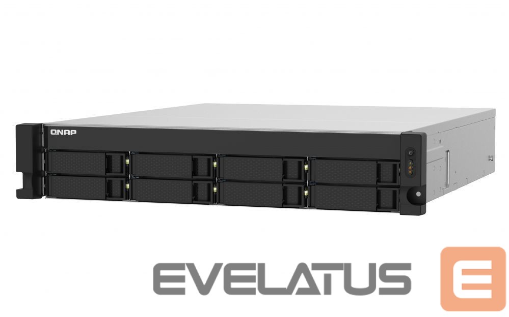 Mälupulk QNAP 8-Bay NAS TS-832PXU-RP-4G Up to 8 HDD Hot-swap, AL324 ARM Cortex-A57 Quad-Core, Processor frequency 1.7 GHz, 4 GB, DDR4, 2x2.5GbE, 2x10GbE 4xUSB 3.2 Gen 1, 1xPCIe
