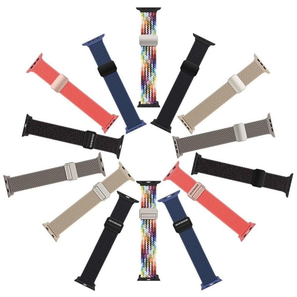 Rihm Dux Ducis DUX DUCIS strap MIXTURE PRO stretchable braided for Apple Watch 38 / 40 / 41 mm guava