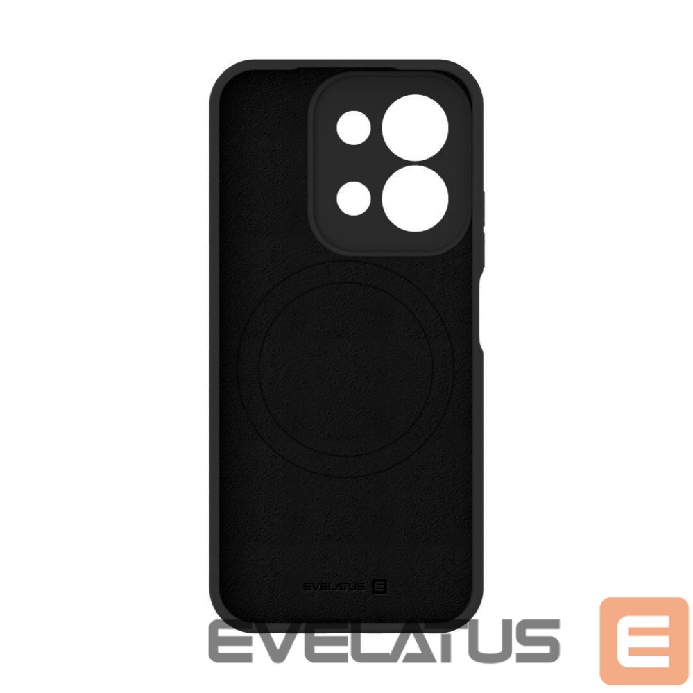 Tagakaaned Evelatus Xiaomi Redmi 15C 4G/5G Premium Magnetic Soft Touch Silicone Case Black