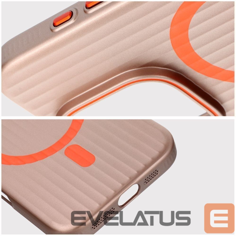 Tagakaaned OEM - Case for iPhone 15 PRO MAX Simply compatible with MagSafe titanium desert