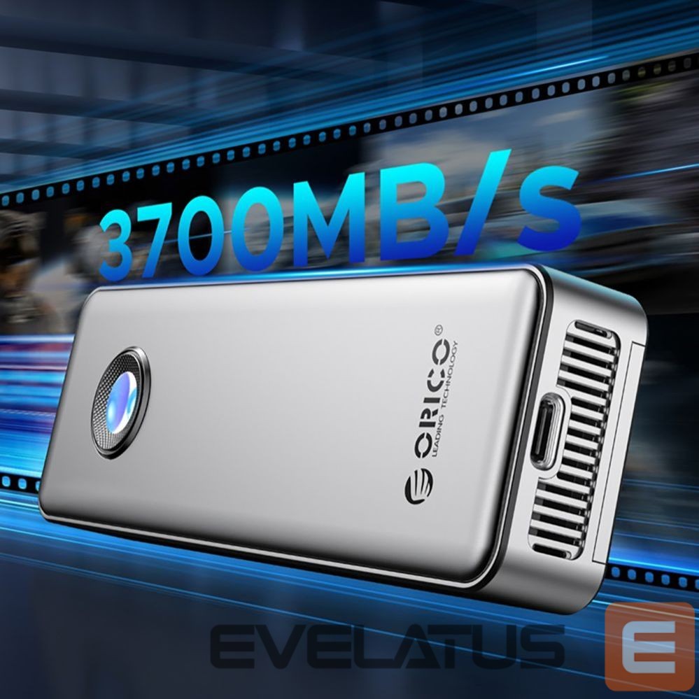 Muu arvutitarvik Orico Orico OUM2-G20 M.2 NVME USB-C 3.2 20Gb/s Disk Drive - Silver