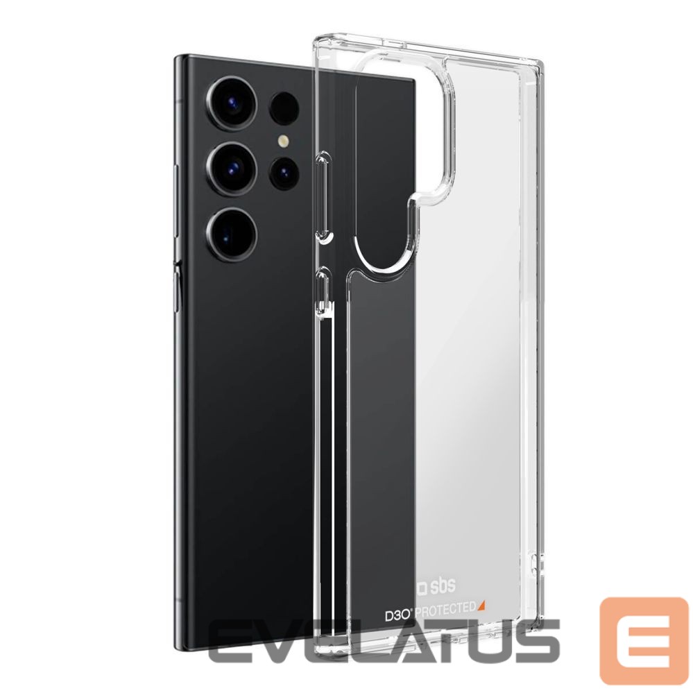 Tagakaaned SBS SBS D3O Case for Samsung Galaxy S24 Ultra - Transparent