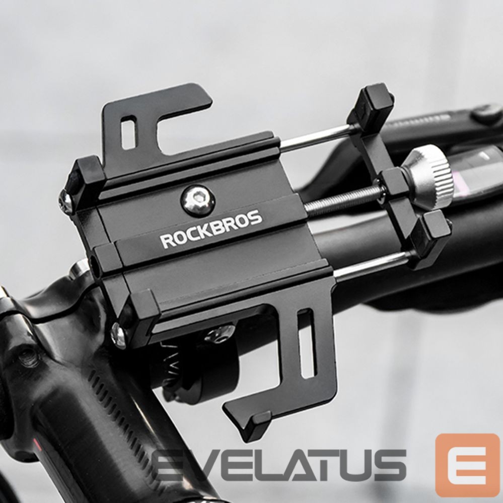 Jalgratta tarvik Rockbros Rockbros 699-BK Aluminum Alloy Bike Phone Holder - Black