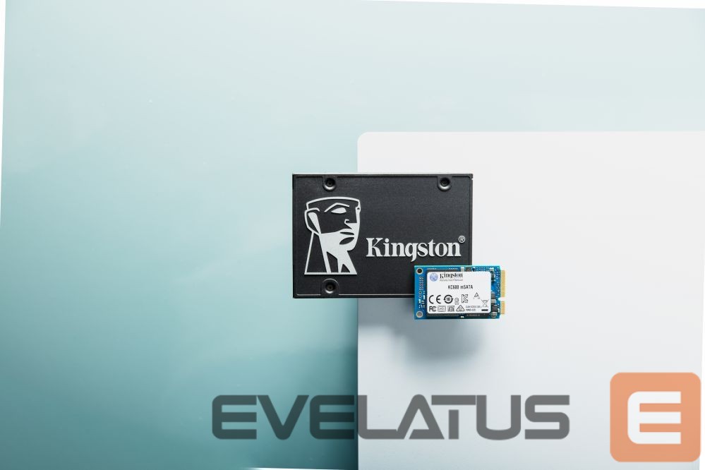 Kõvaketas SSD Kingston KC600 512 GB, SSD interface mSATA, Write speed 520 MB/s, Read speed 550 MB/s