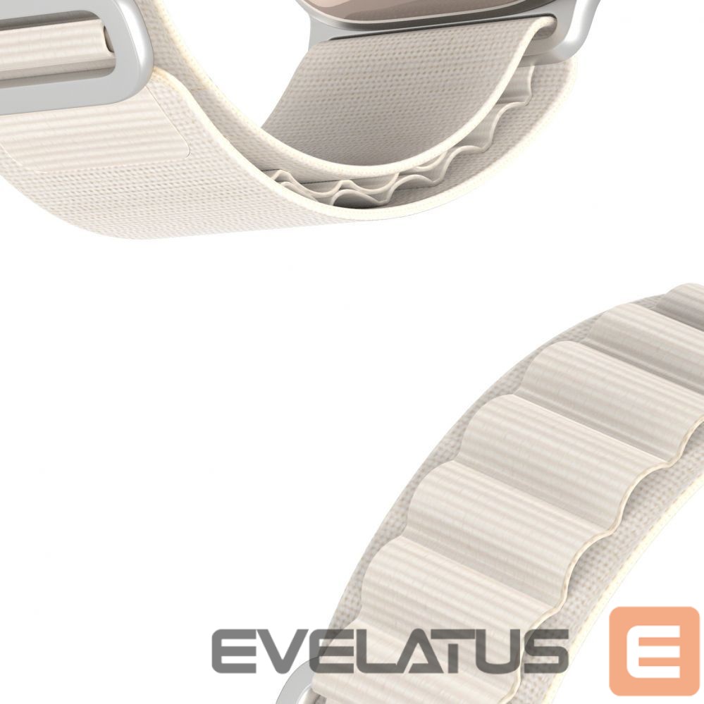 Rihm Dux Ducis Sport Buckle Strap for Apple Watch 38/40/41/42MM Starlight