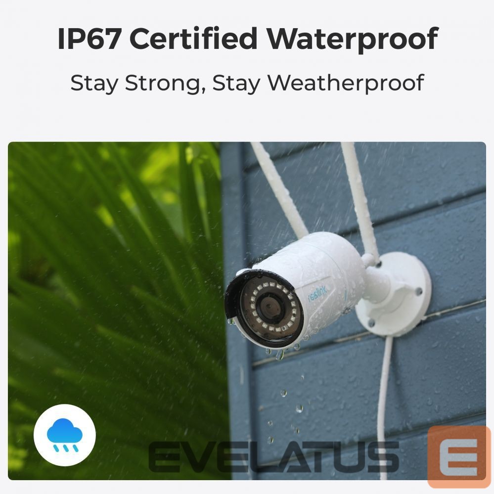 Veebikaamera Reolink WiFi Camera W320 Bullet 5 MP Fixed IP67 H.264 Micro SD, Max. 256 GB
