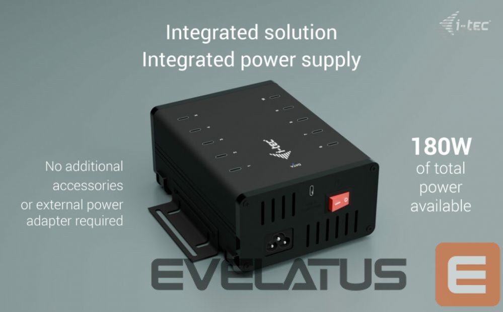 Arvutitarvikud I-TEC I-TEC USB-C/USB-A Charging HUB 10 Port