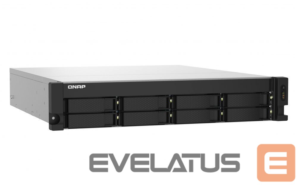Mälupulk QNAP 8-Bay NAS TS-832PXU-RP-4G Up to 8 HDD Hot-swap, AL324 ARM Cortex-A57 Quad-Core, Processor frequency 1.7 GHz, 4 GB, DDR4, 2x2.5GbE, 2x10GbE 4xUSB 3.2 Gen 1, 1xPCIe