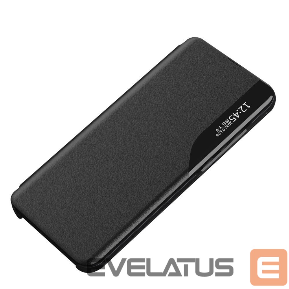 Tagakaaned Hurtel Eco Leather View Case elegant case with flap and stand for iPhone 16e - black