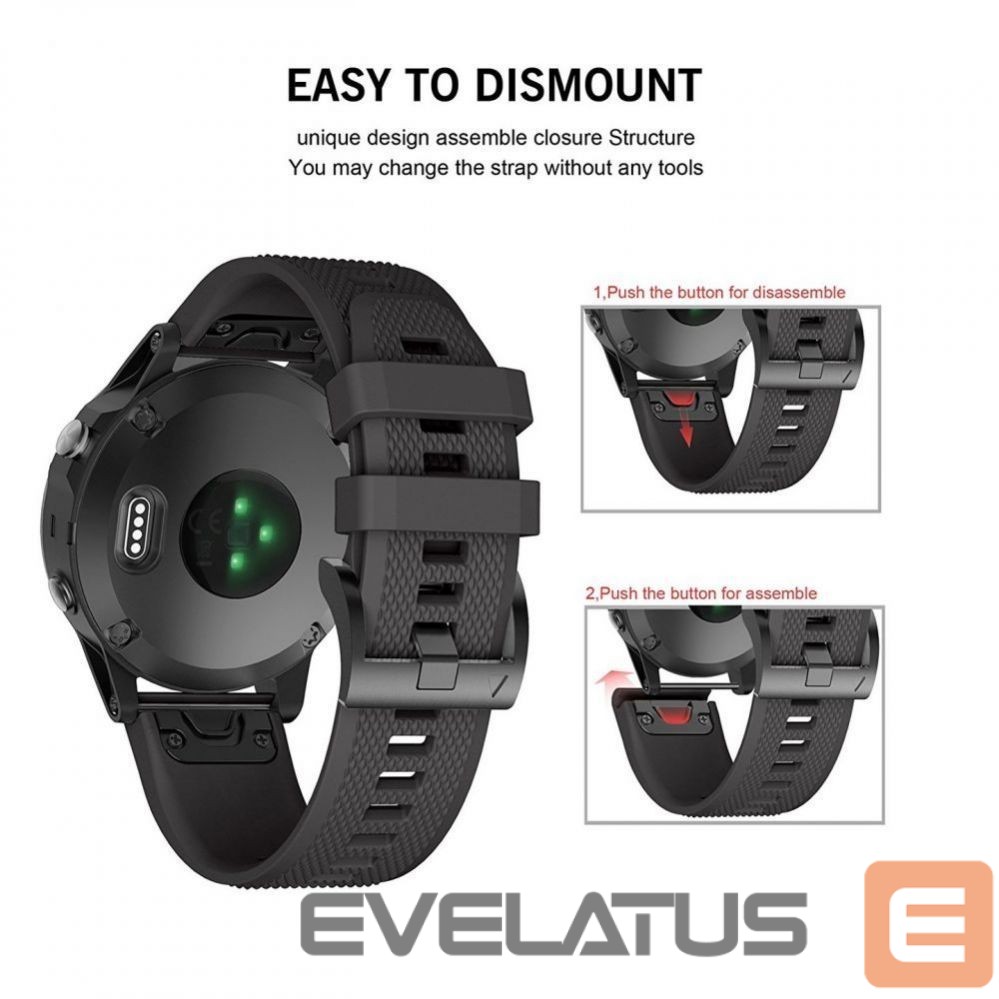 Rihm Tech-Protect Tech-Protect Smooth case for Garmin Fenix 5 / 6 / 6 Pro / 7 - black