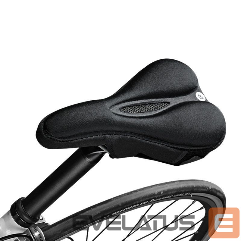 Jalgratta tarvik Rockbros Rockbros LF047-B silicone gel bicycle seat cover size L - black