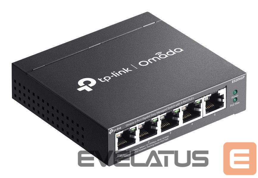 Võrgulülitid TP-Link NET SWITCH 5PORT 10/100/1000M/OMADA ES205GP