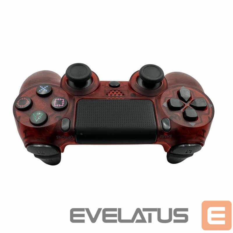 Kontroller GameBox P4 Wireless Vibration Bluetooth Controller for Play Station 4 / PC / TV / TV Box Transparent