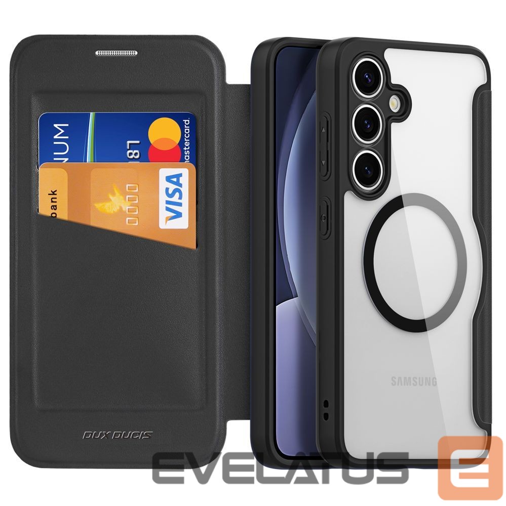 Tagakaaned Dux Ducis Dux Ducis Skin X Pro case for Samsung Galaxy S25+ with MagSafe and wallet - black