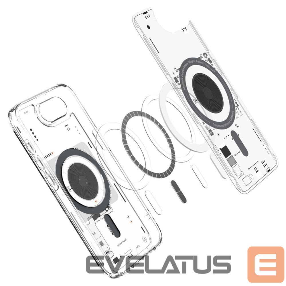 Tagakaaned Spigen Spigen Ultra Hybrid MagSafe Case for iPhone 16e Neo One - Clear