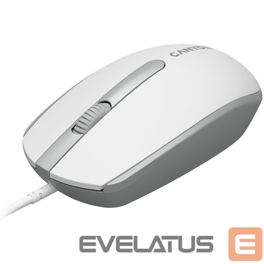 Arvutihiir Canyon CANYON mouse M-10 Wired White Grey
