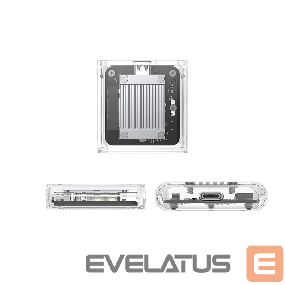 Muu arvutitarvik Orico Orico TC20-M2-10G M.2 NVME USB-C 3.2 Disk Caddy - Transparent