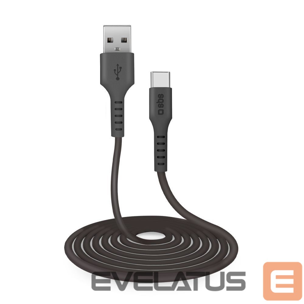 Kaabel SBS SBS TECABLETC3MTK USB-A - USB-C Cable 3m - Black