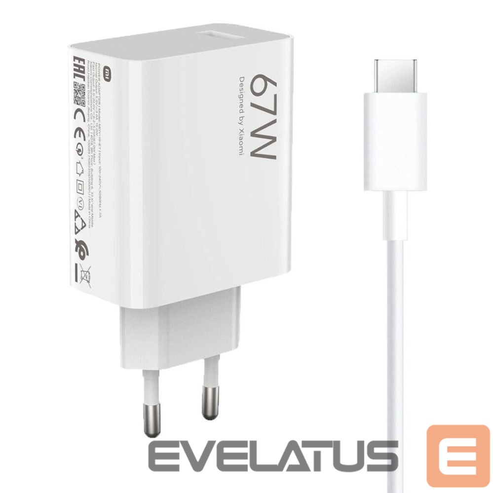 Adaptrid Xiaomi Tech-Protect MC01 UltraBoost Magnetic Charger USB-C Cable 120 cm - white