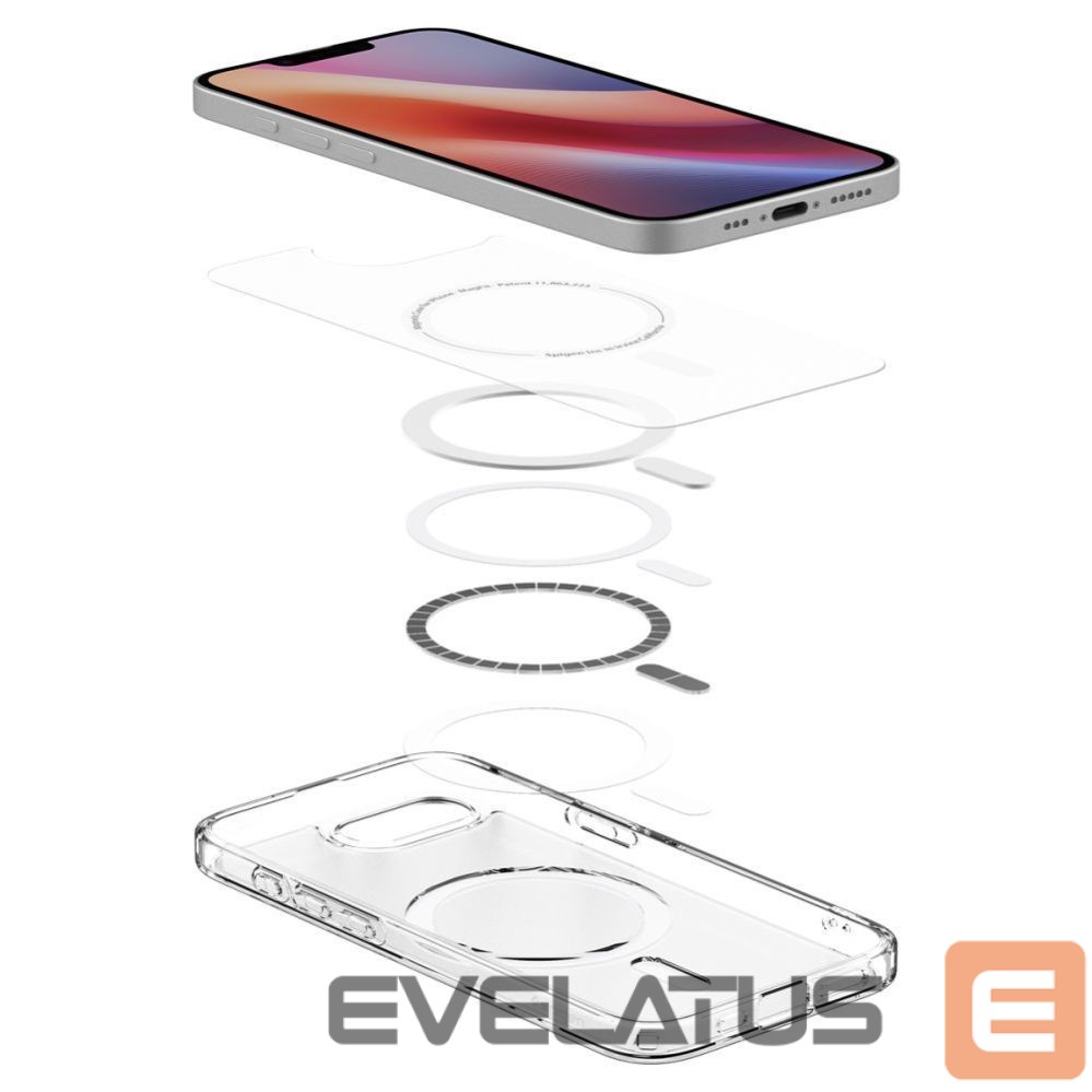 Tagakaaned Spigen Spigen Ultra Hybrid MagSafe iPhone 16e Case - White, Translucent