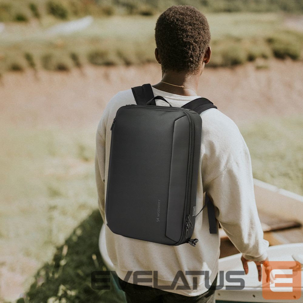 Kotid ja portfellid Wozinsky Wozinsky Premium 15.6'' Laptop Backpack/Bag with Strap - Black