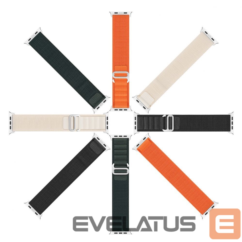 Rihm Dux Ducis Sport Buckle Strap for Apple Watch 38/40/41/42MM Starlight
