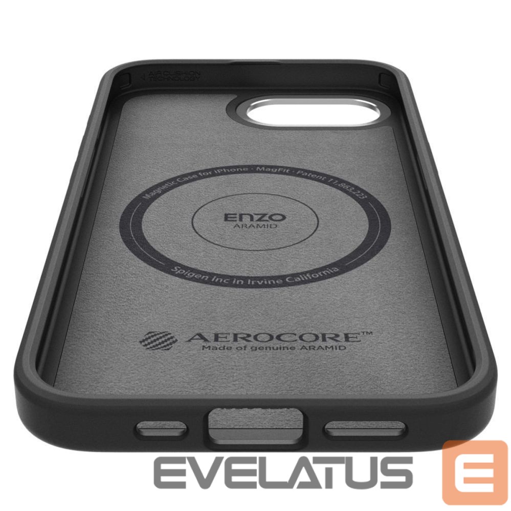 Tagakaaned Spigen Spigen Enzo Aramid MagSafe iPhone 16e Case - Black