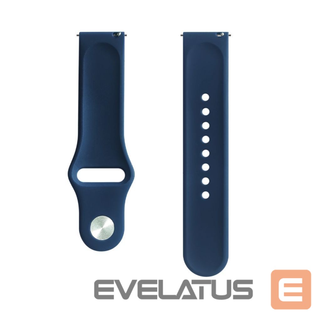 Rihm Evelatus Evelatus Watch 20mm Silicone Loop Watch Straps (130mm M/L) Blue