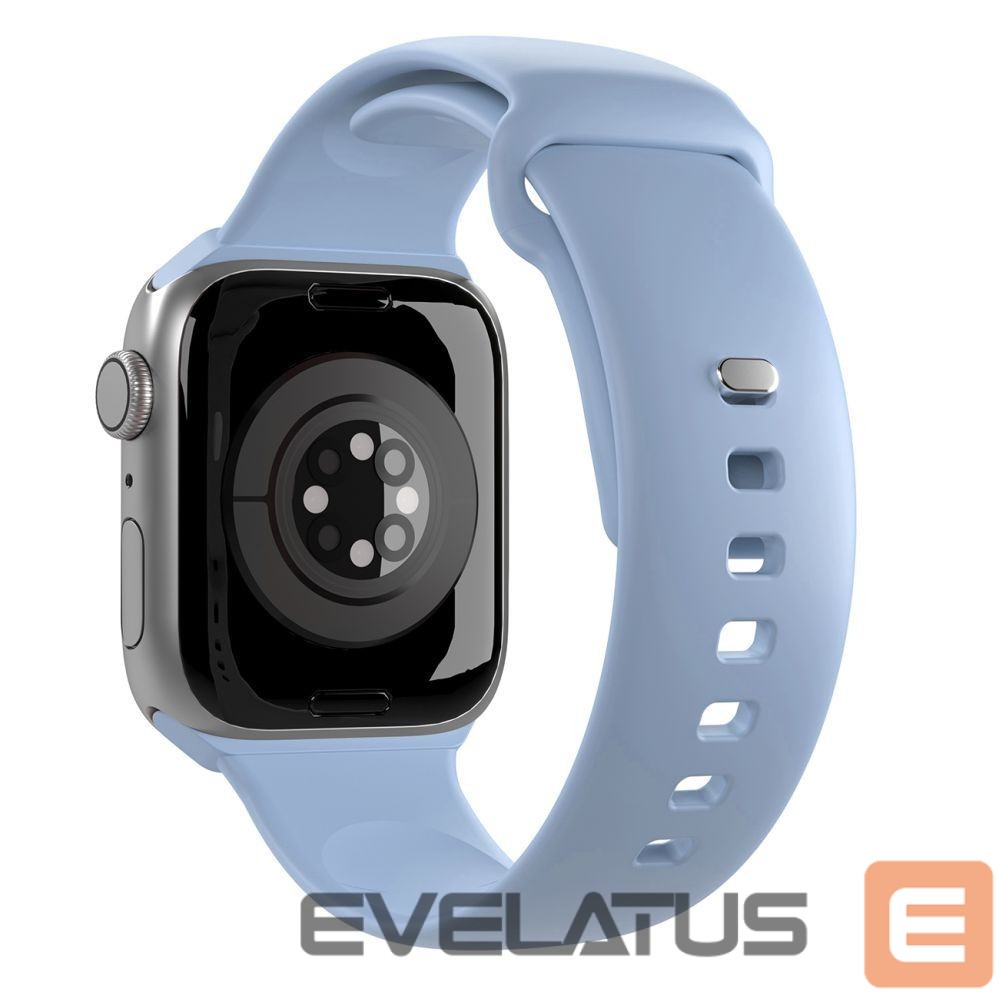 Rihm Puro Puro Icon Silicone Strap for Apple Watch 42 / 44 / 45 / 49 mm - Light Blue (2 pcs.)