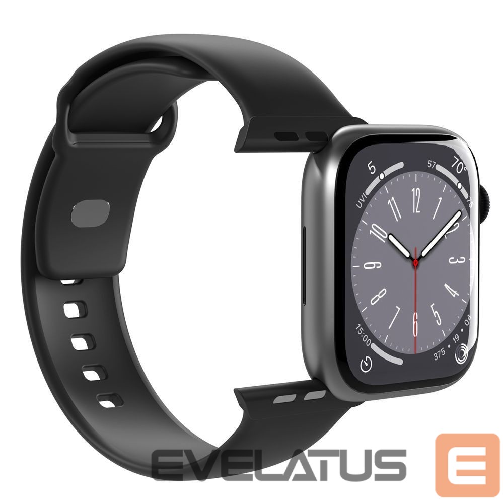 Rihm Puro Puro Icon Silicone Strap for Apple Watch 38 / 40 / 41 mm - Black (2 pcs.)