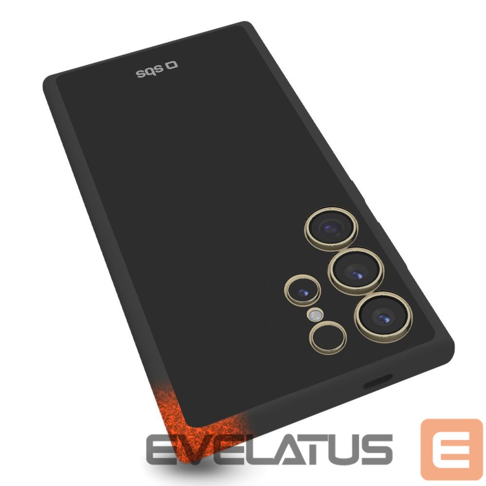 Tagakaaned SBS SBS Full Active D3O case for Samsung Galaxy S24 Ultra - black