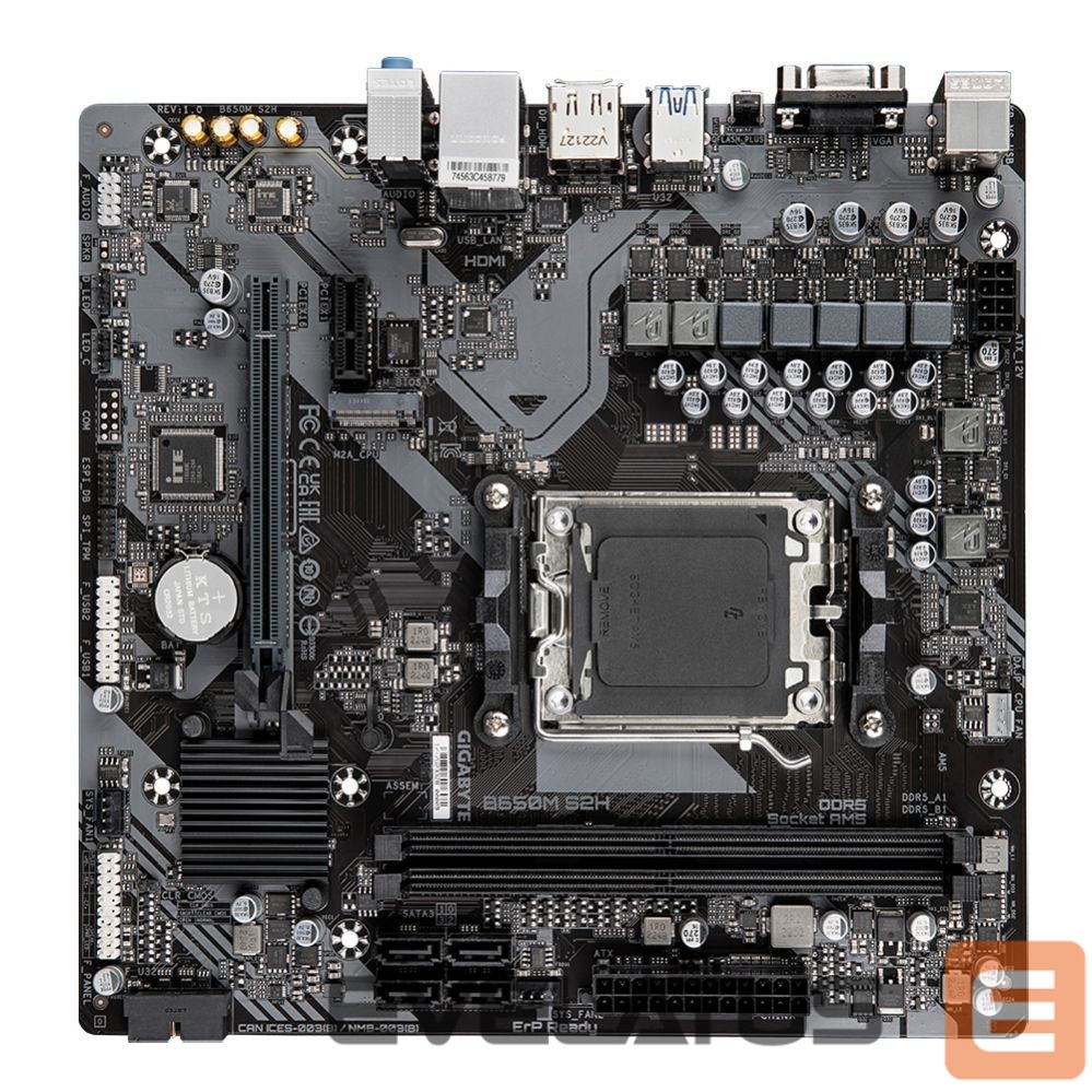 Intel protsessori emaplaat Gigabyte B650M S2H 1.0 M/B