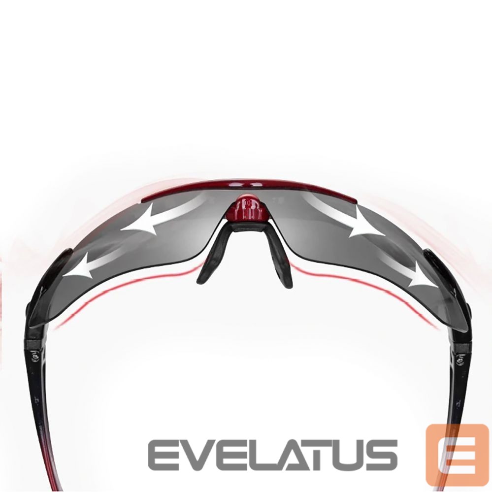 Jalgratta tarvik Rockbros Rockbros 10001 polarizing cycling glasses - black and red