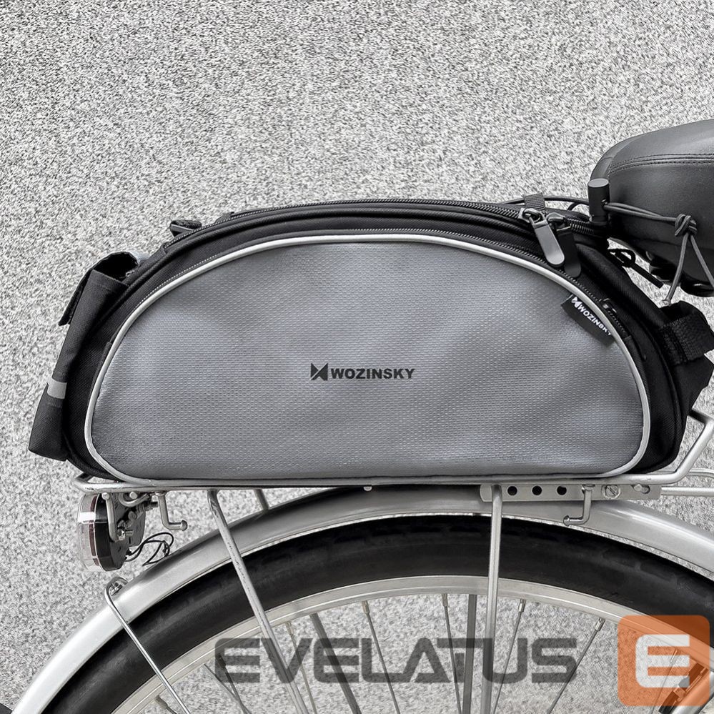 Jalgratta tarvik Wozinsky Wozinsky Bike Pannier Bag with Shoulder Strap 13L Black (WBB1BK)