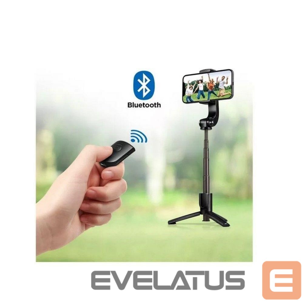 Kaameratarvik Spigen Spigen S610W Bluetooth Gimbal with Selfie Stick - Black