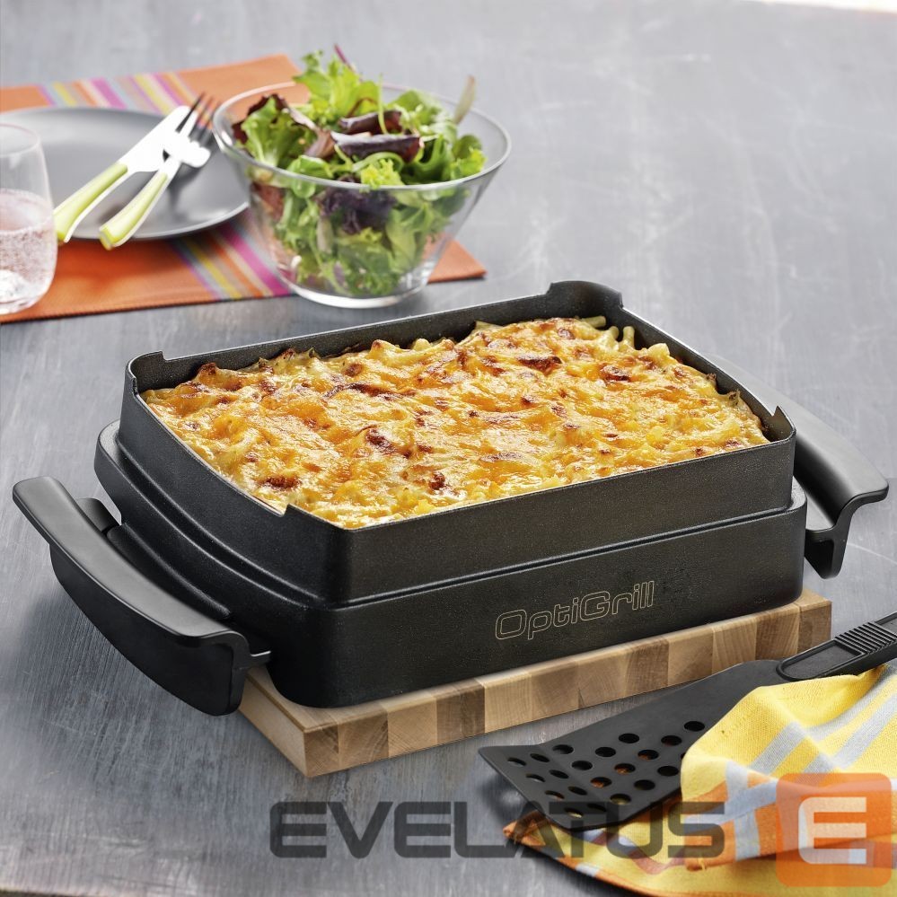 Röster TEFAL XA725870 OptiGrill Elite Snack and baking accessory, Black