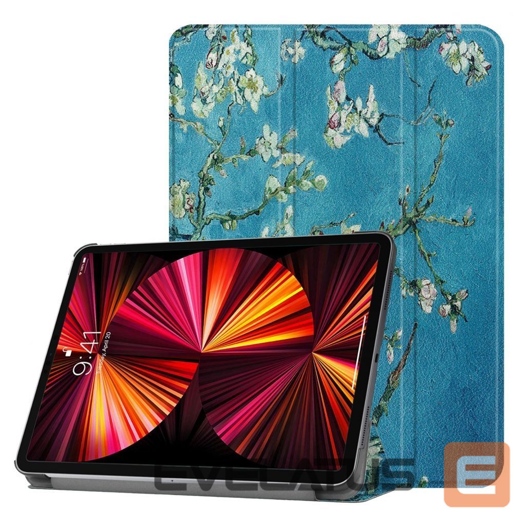 Kaaned iLike MatePad SE 10.1 Tri-Fold Eco-Leather Stand Case Sakura