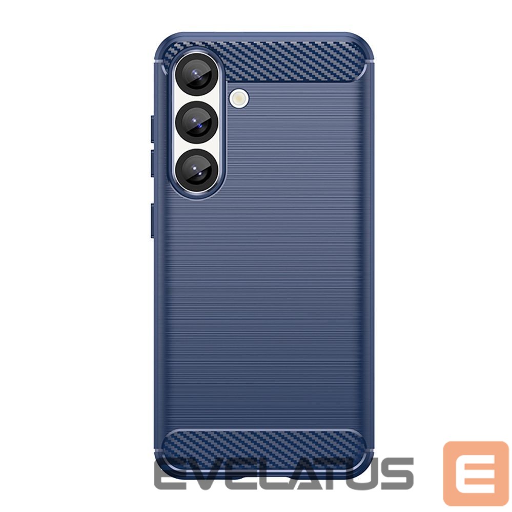 Tagakaaned Hurtel Carbon Case for Samsung Galaxy S25 Edge - Blue