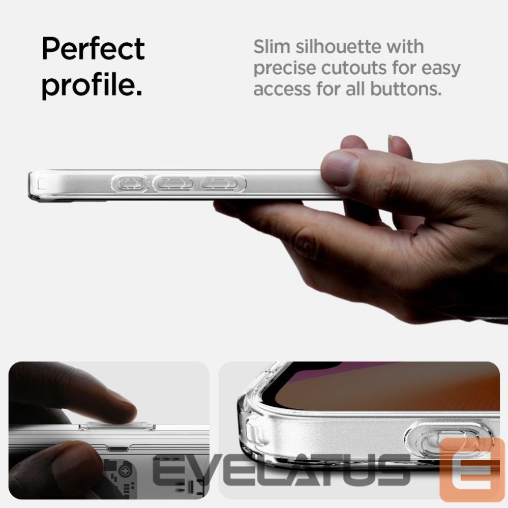Tagakaaned Spigen Spigen Ultra Hybrid MagSafe Case for iPhone 16e Neo One - Clear