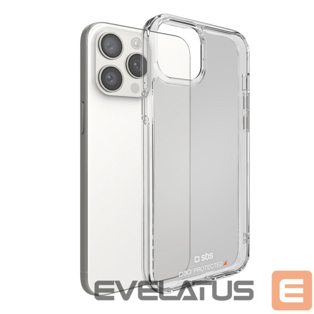 Tagakaaned SBS SBS D3O iPhone 15 Pro Case - Transparent