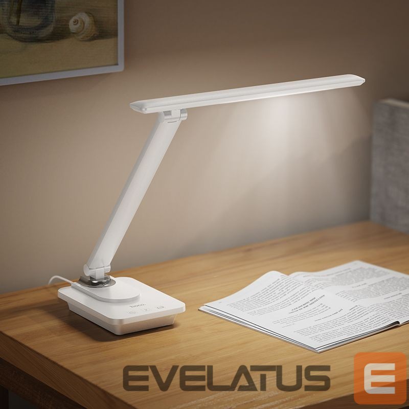 Laualamp Hoco HX12 Eye protection foldable table lamp White
