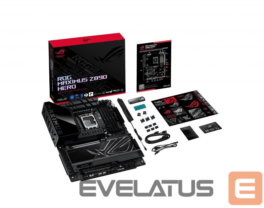 Intel protsessori emaplaat Asus MB Z890 S1851 ATX/ROG MAXIMUS Z890 HERO